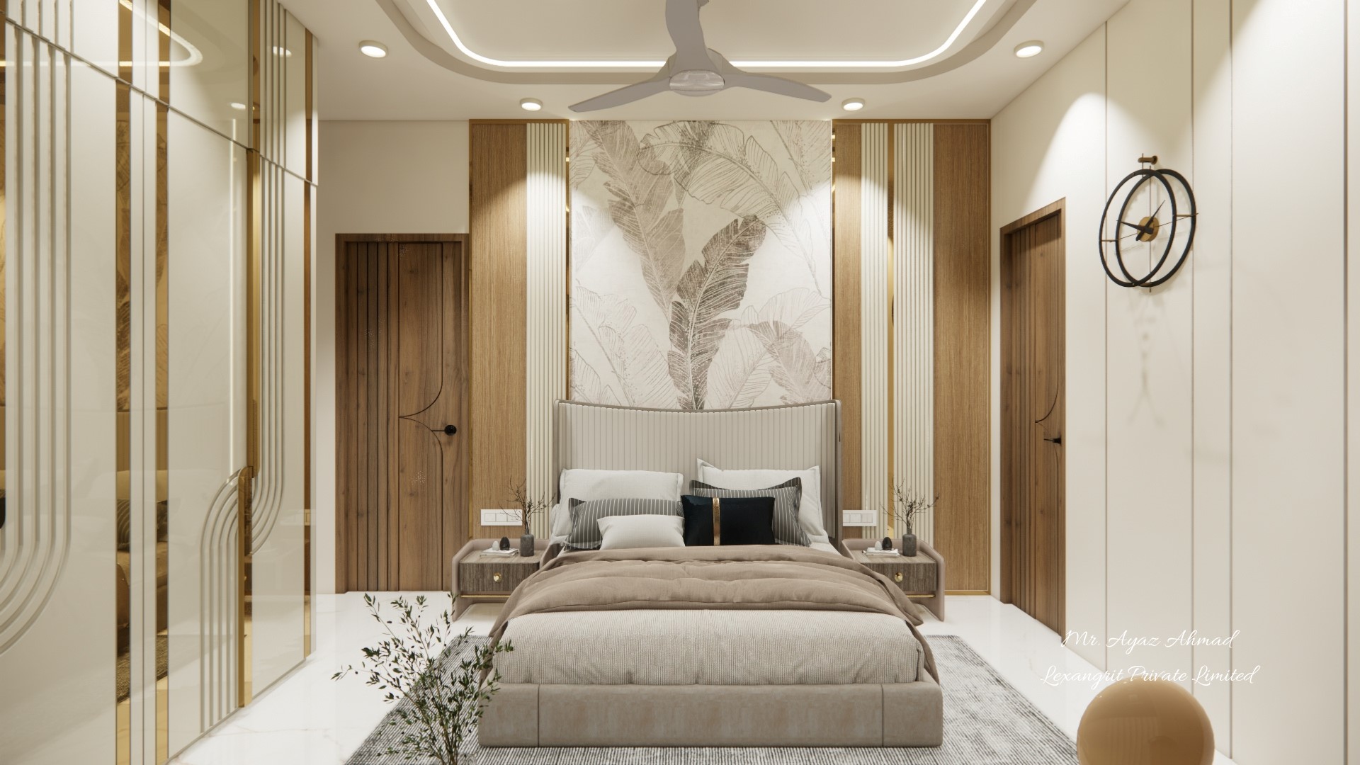 A Trendy Minimalist Haven: 2BHK Apartment Design in Sitapur, Uttar Pradesh