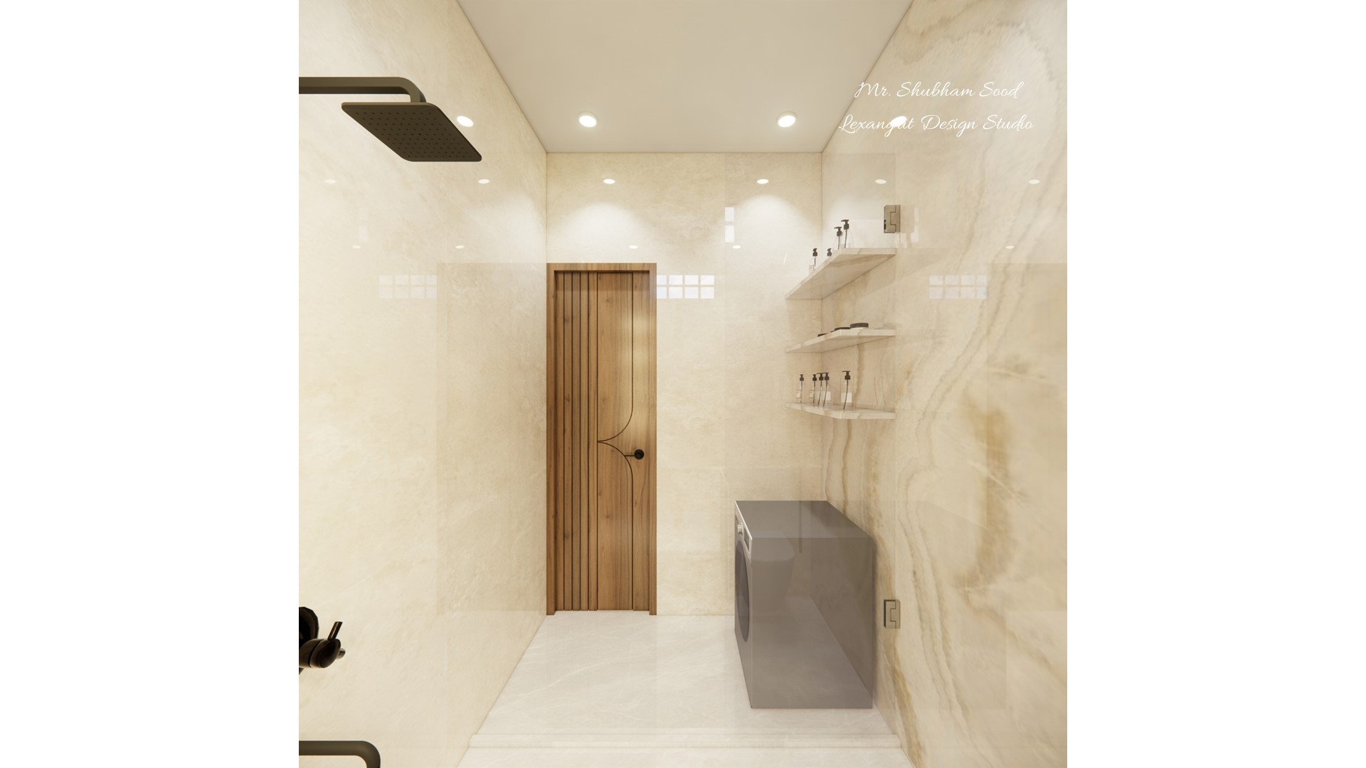 Powder Bathroom  washing machine and WC unit with some storage 2d dimensions