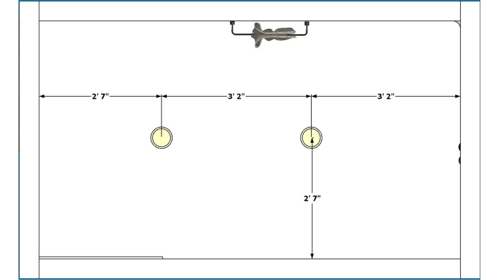False ceiling view