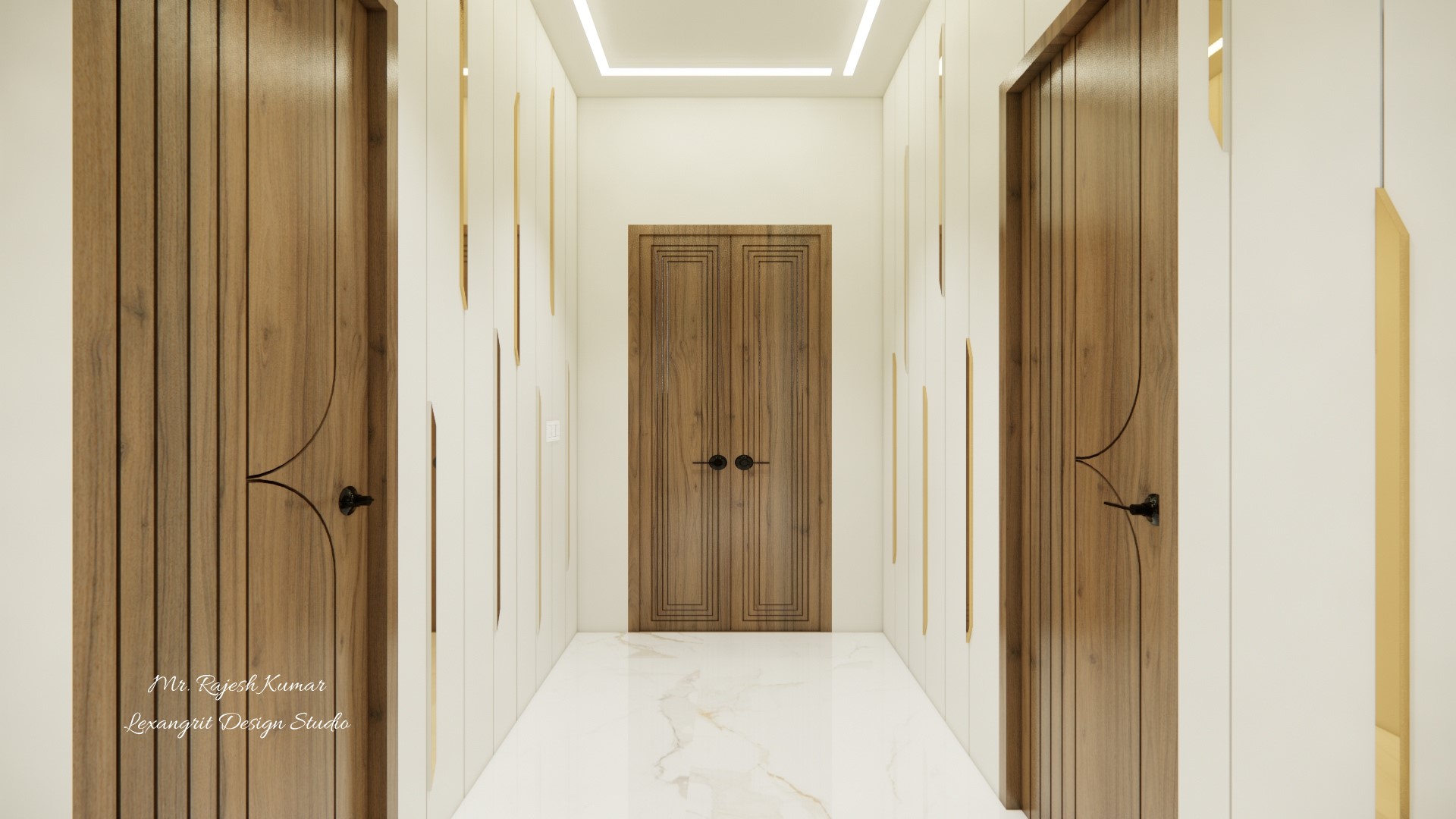 Passage decorative wall