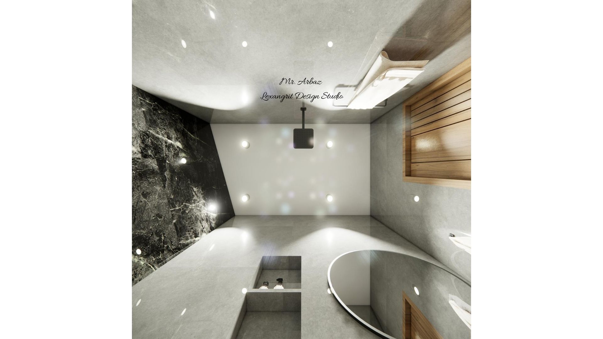 Bathroom top view