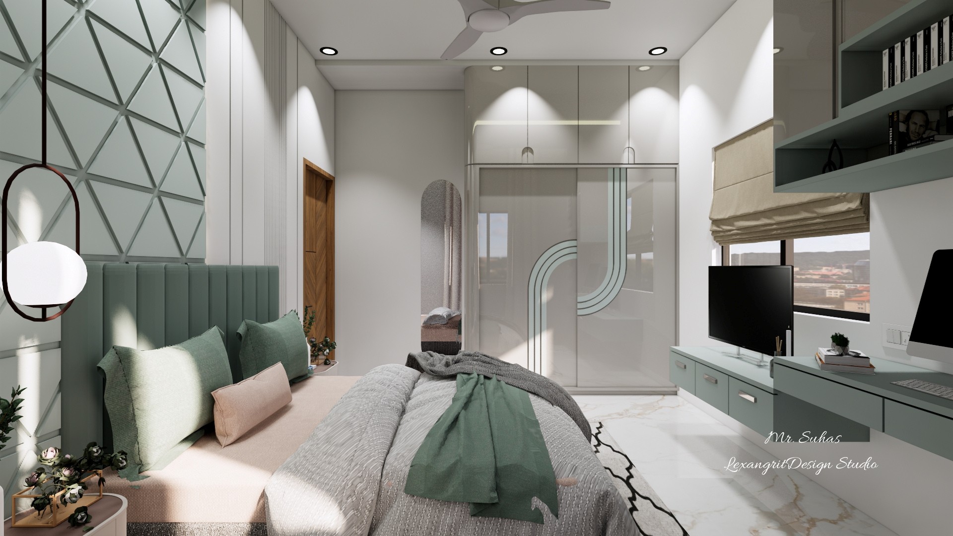 We are interior designers in Ahmednagar | Mr. Suhas Pawar's Villa interior design project by Lexangrit Design Studio