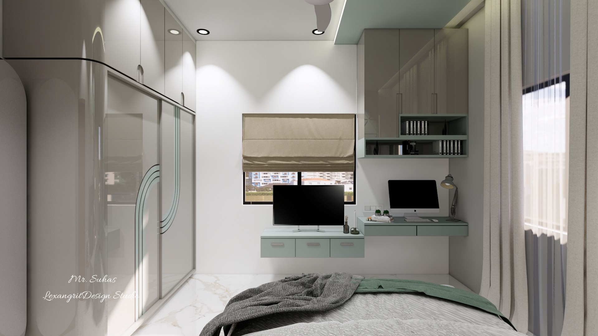 We are interior designers in Ahmednagar | Mr. Suhas Pawar's Villa interior design project by Lexangrit Design Studio