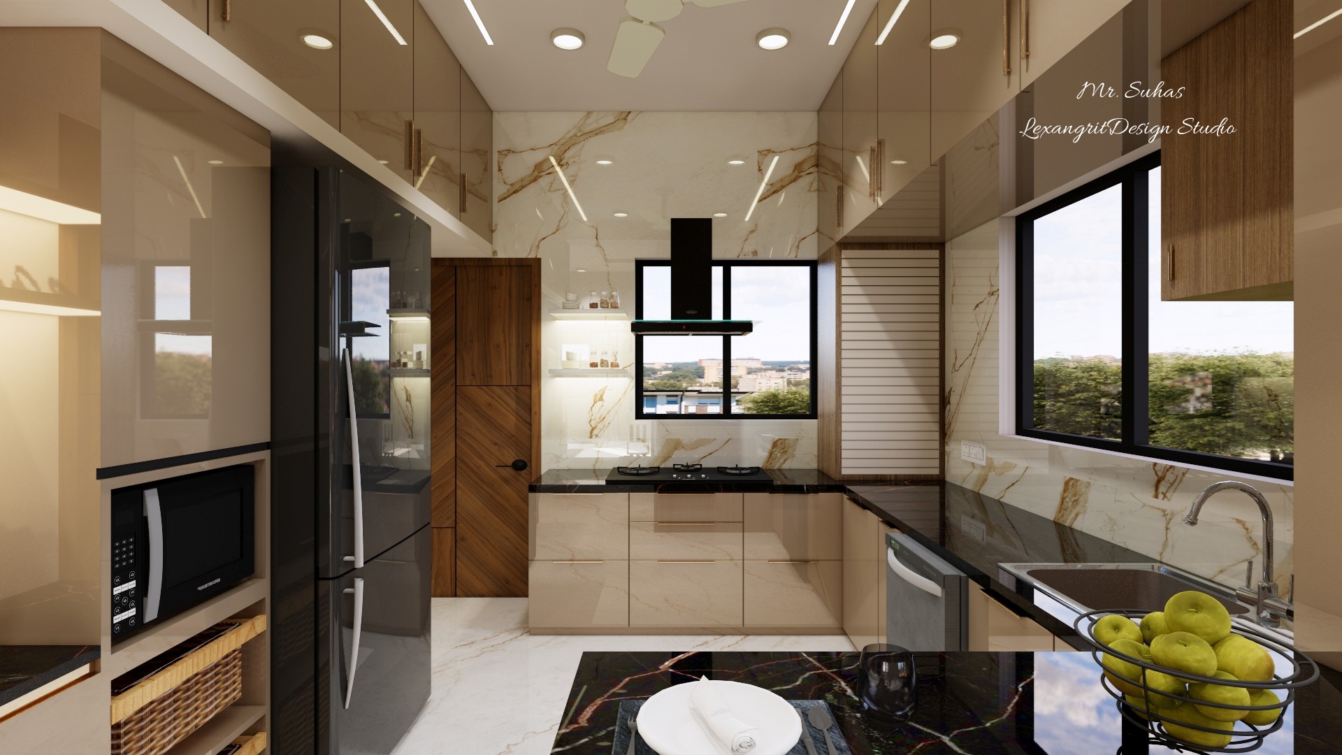 We are interior designers in Ahmednagar | Mr. Suhas Pawar's Villa interior design project by Lexangrit Design Studio