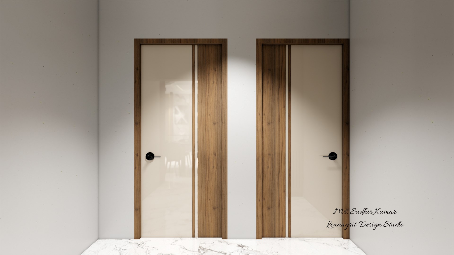 We are interior designers in Dwarka | Mr. Sudhir Kumar's project by Lexangrit Design Studio