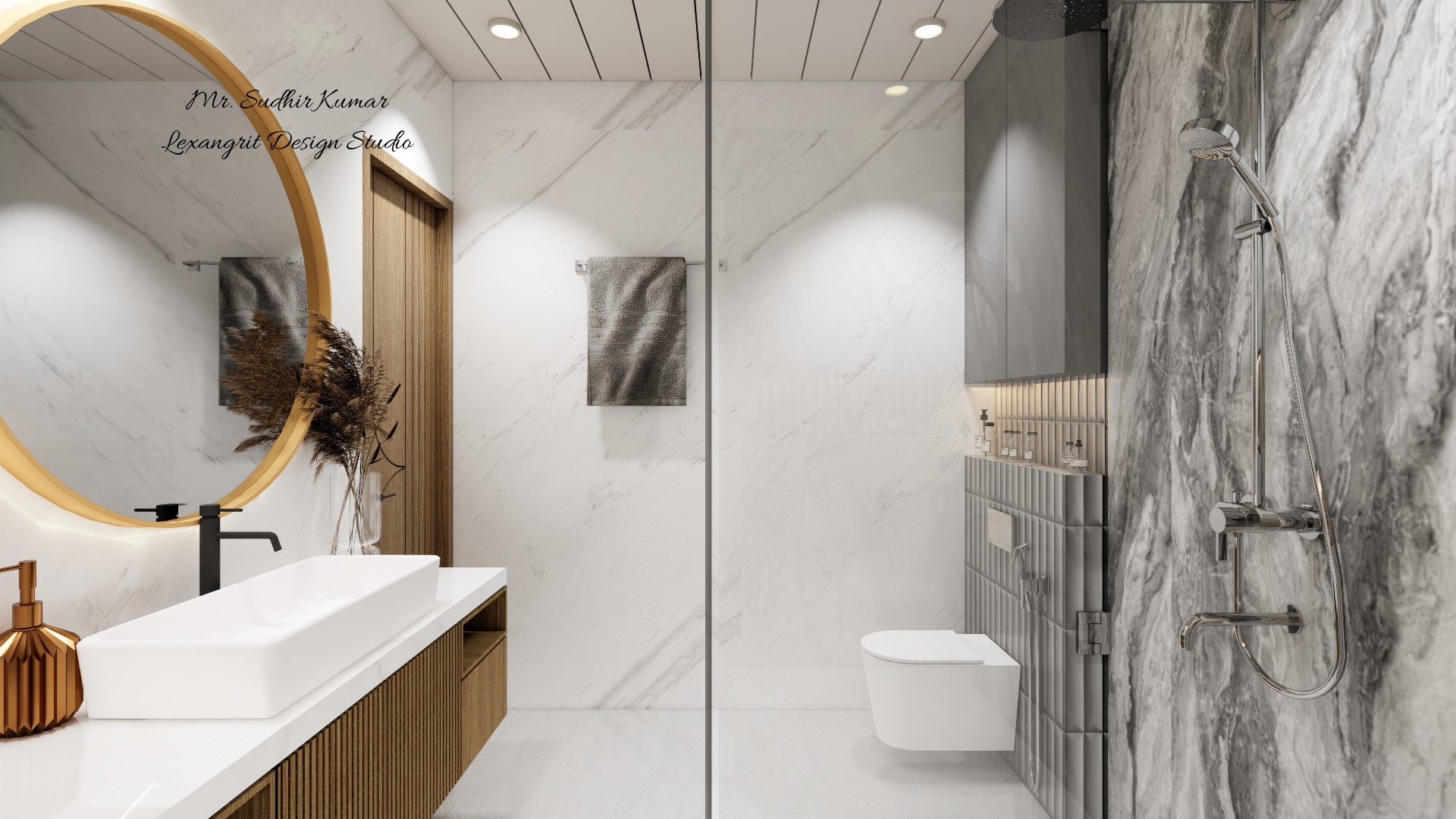 We are interior designers in Dwarka | Mr. Sudhir Kumar's project by Lexangrit Design Studio