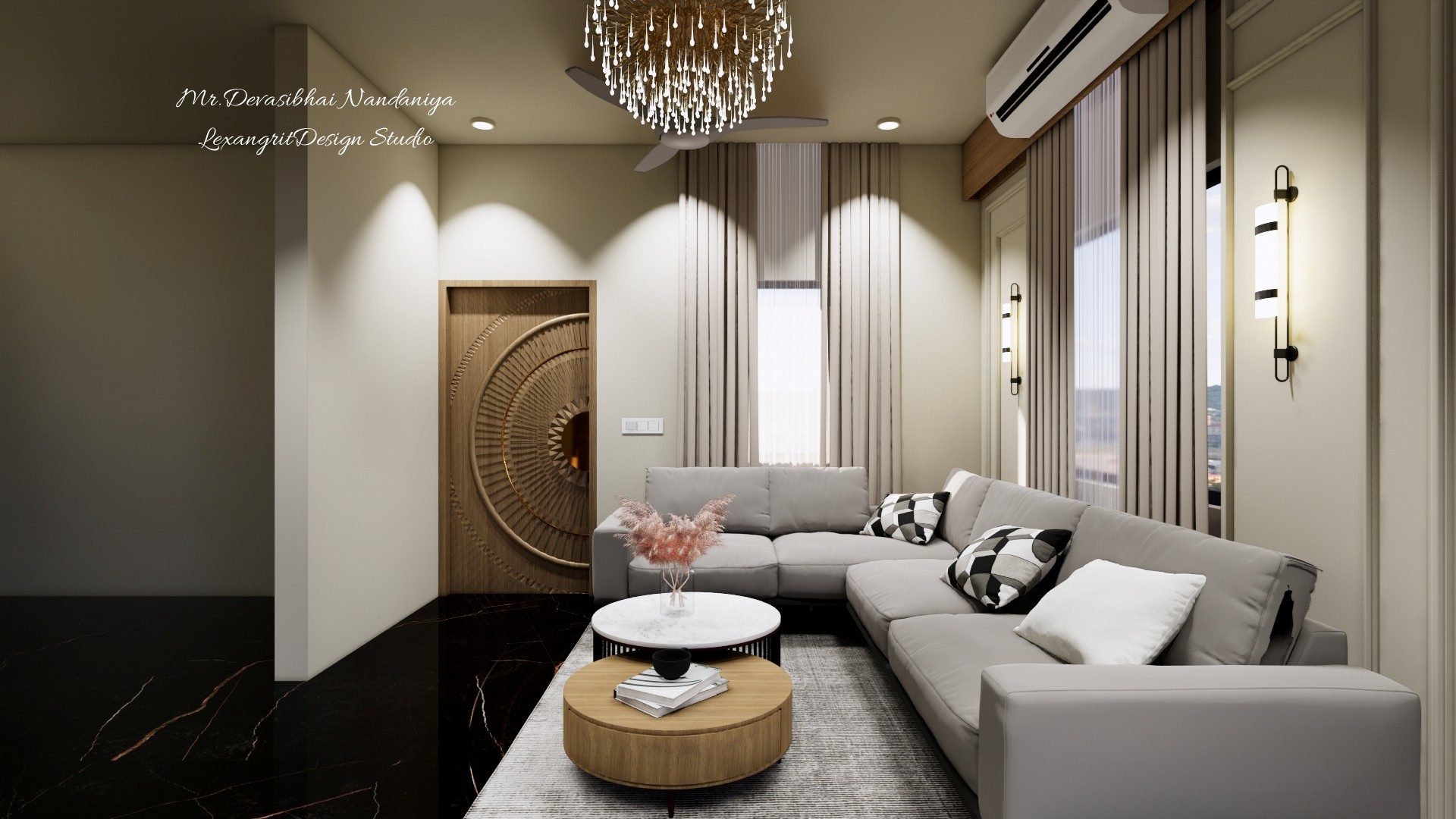 We are interior designers in Jamnagar | Mr. Devasibhai Nandaniya's project by Lexangrit Design Studio