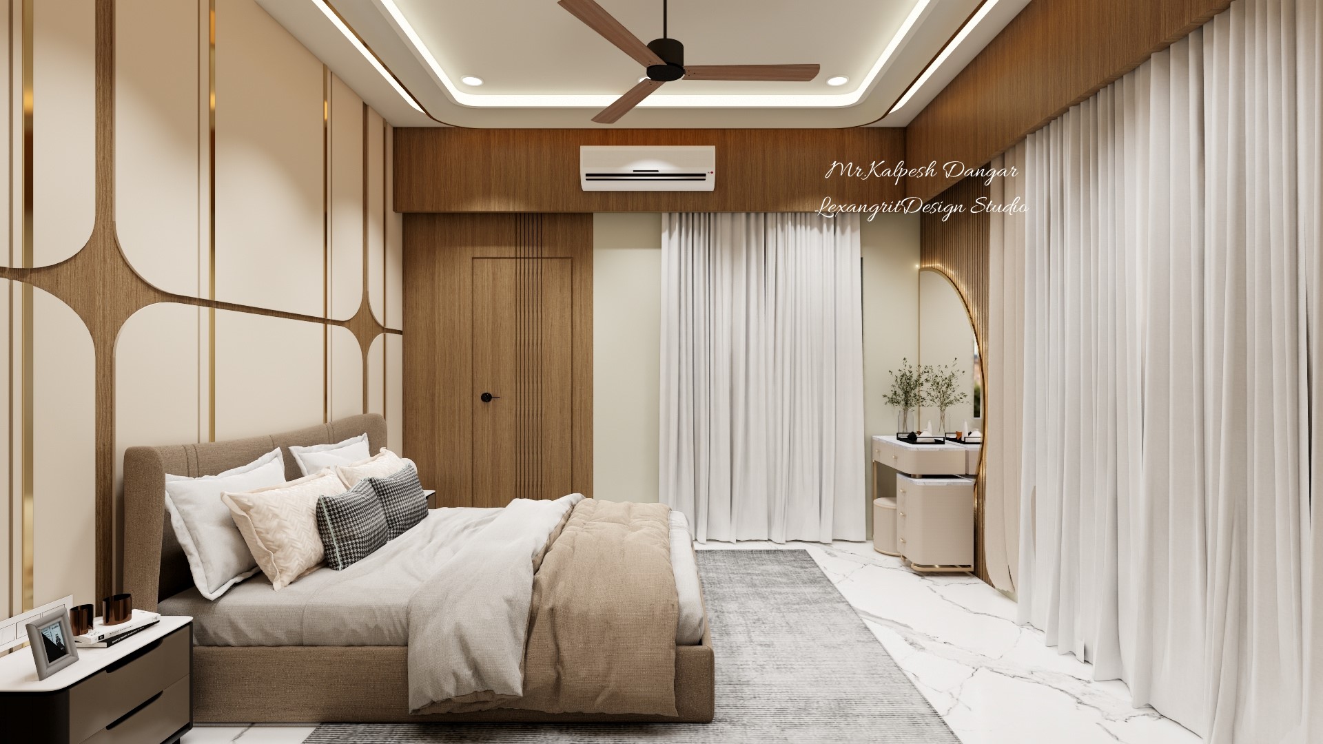 We are interior designers in Jamnagar | Mr. Kalpesh Dangar's project by Lexangrit Design Studio