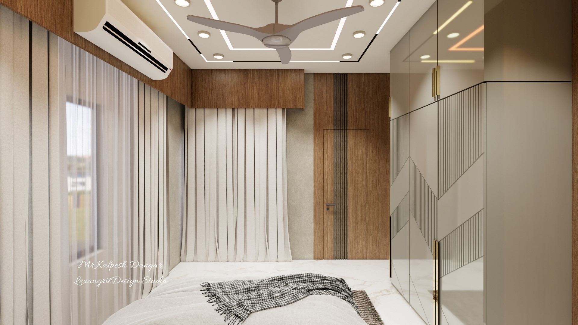 We are interior designers in Jamnagar | Mr. Kalpesh Dangar's project by Lexangrit Design Studio