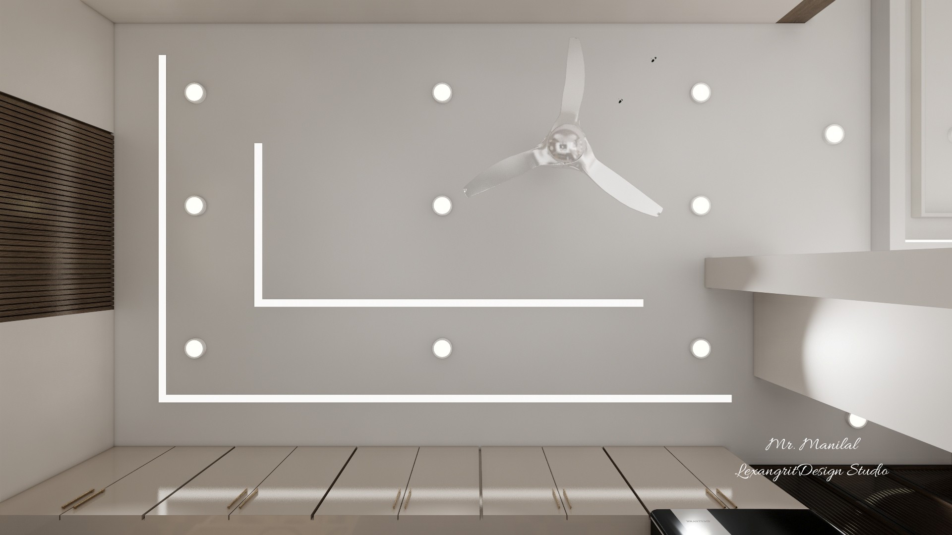 We are interior designers in Mehsana | Mr. Bharat Bhai Manilal Patel's Villa interior design project by Lexangrit Design Studio