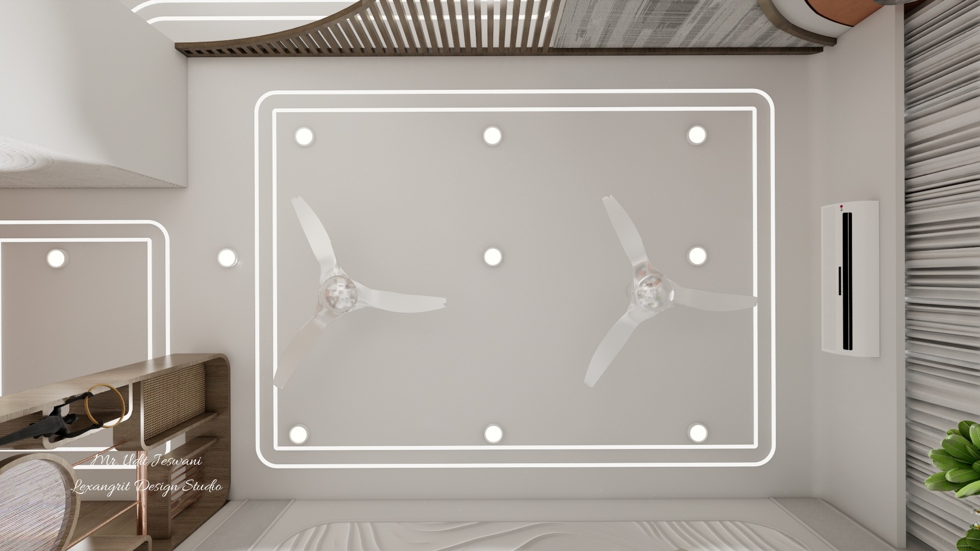 We are interior designers in Vadodara | Mr. Udit Jeswani's Villa interior design project by Lexangrit Design Studio