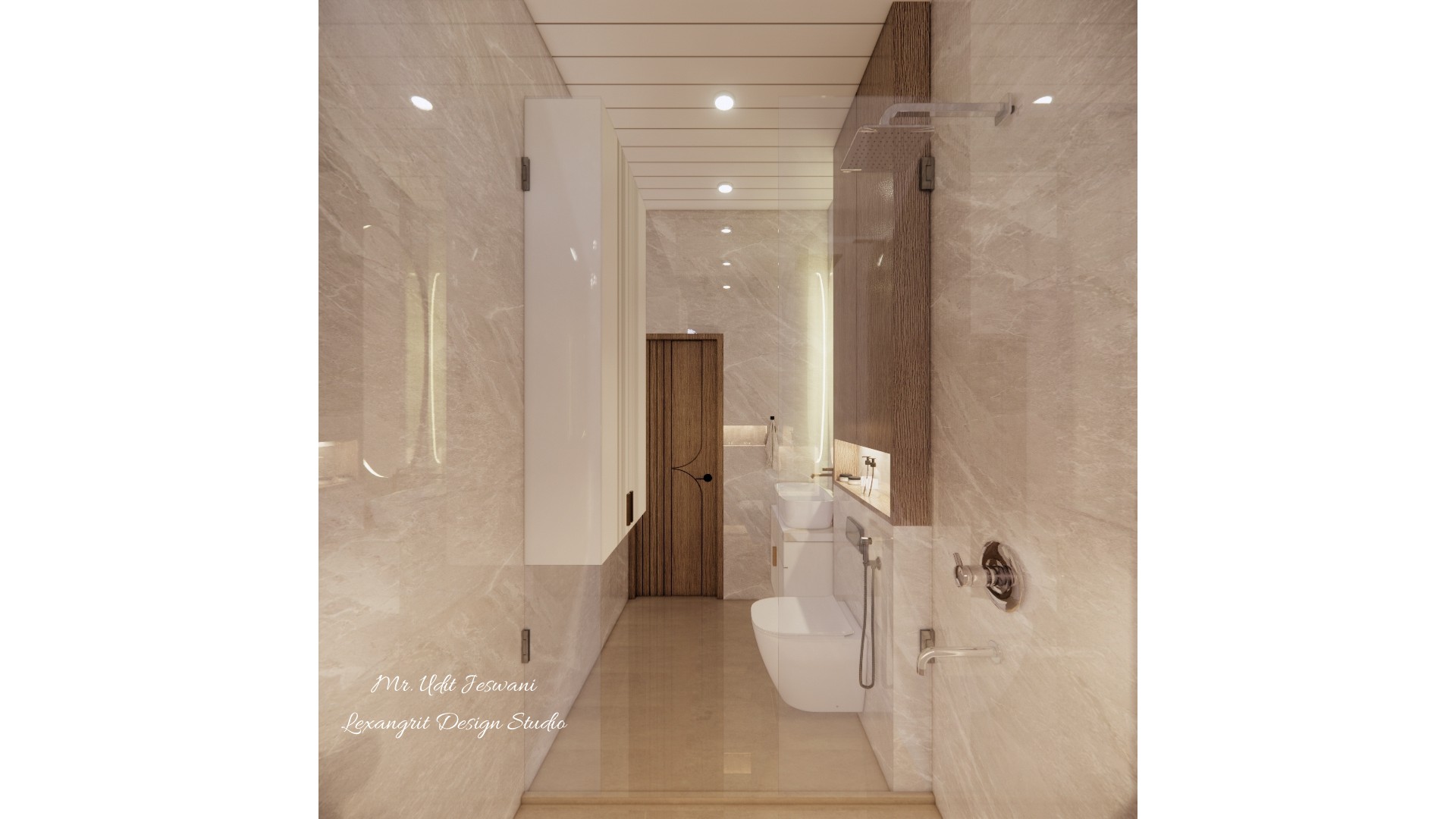 We are interior designers in Vadodara | Mr. Udit Jeswani's Villa interior design project by Lexangrit Design Studio