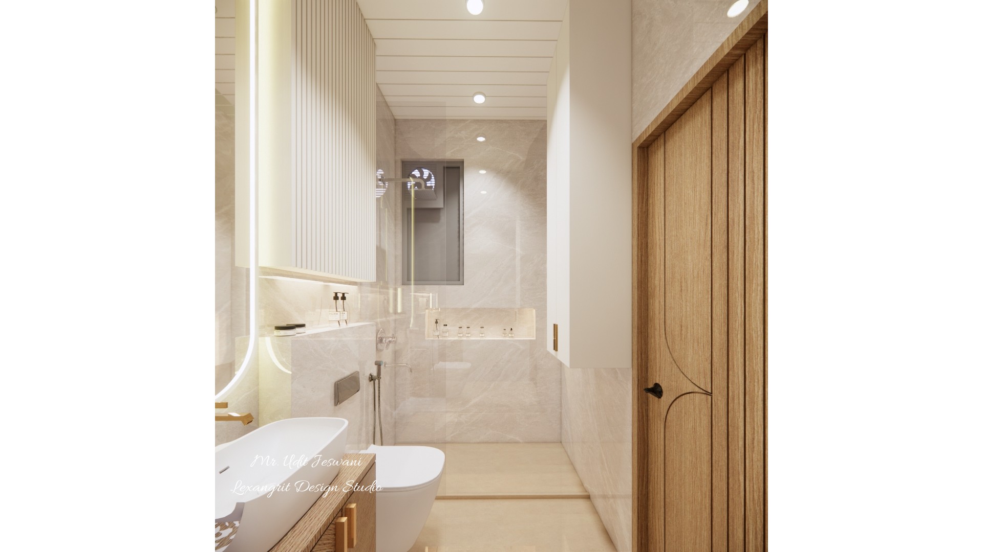 We are interior designers in Vadodara | Mr. Udit Jeswani's Villa interior design project by Lexangrit Design Studio