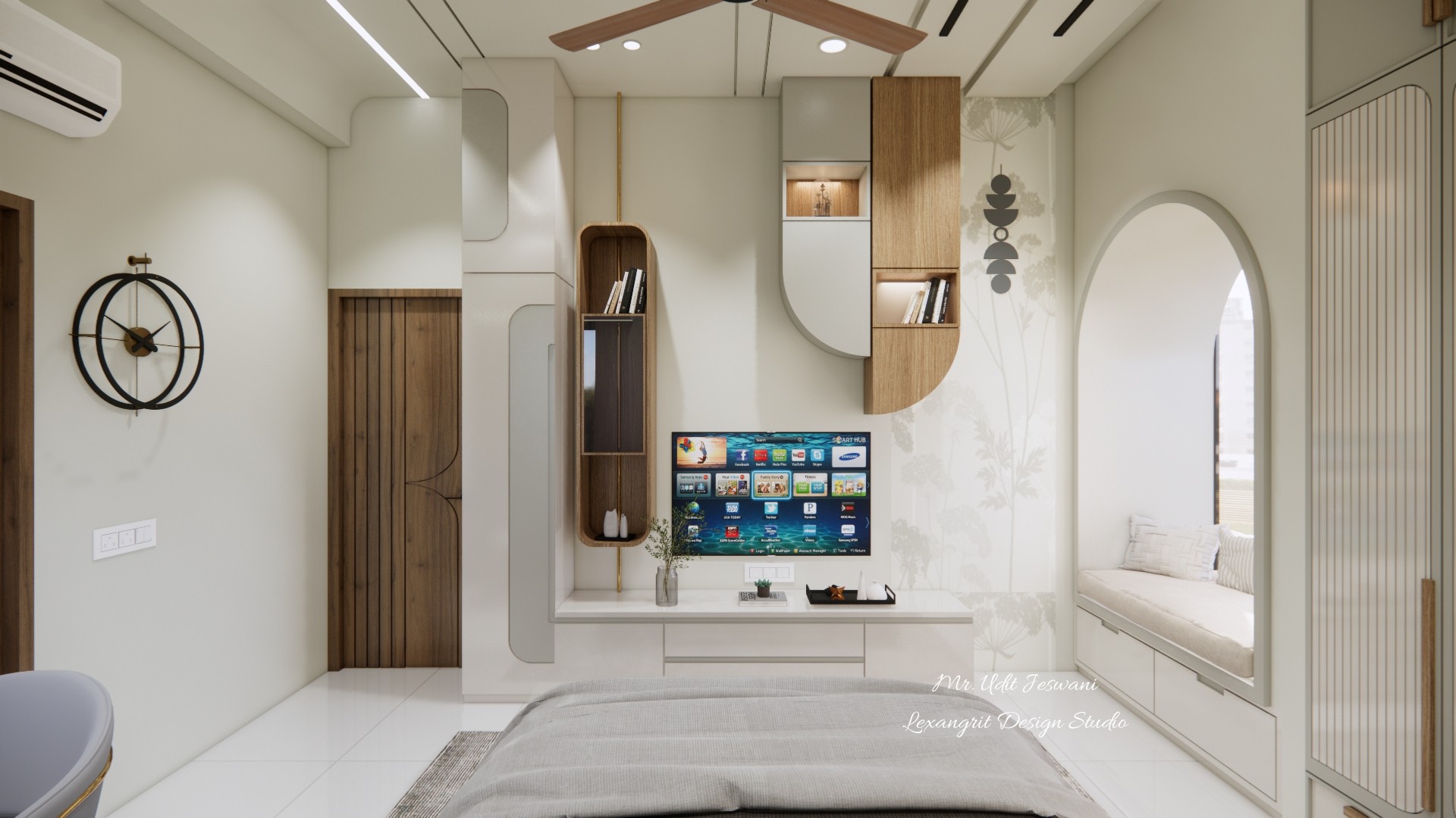 We are interior designers in Vadodara | Mr. Udit Jeswani's Villa interior design project by Lexangrit Design Studio