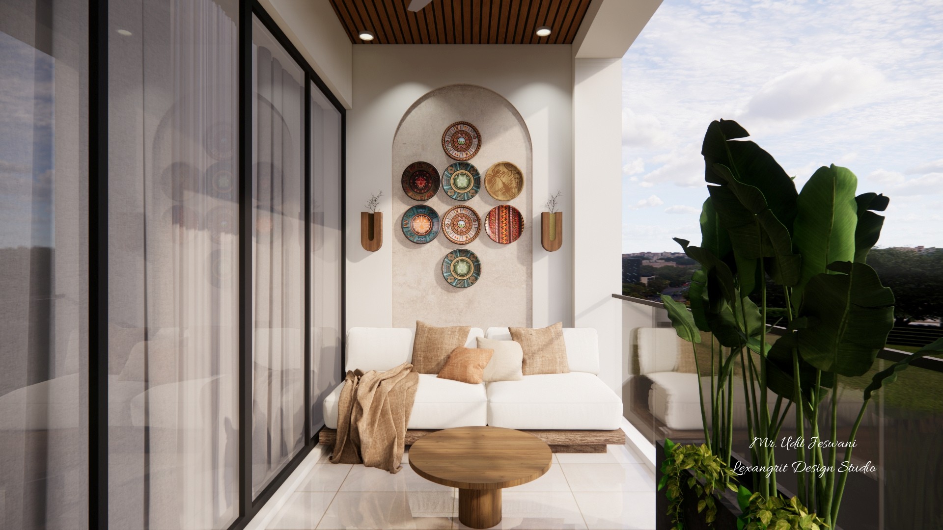 We are interior designers in Vadodara | Mr. Udit Jeswani's Villa interior design project by Lexangrit Design Studio