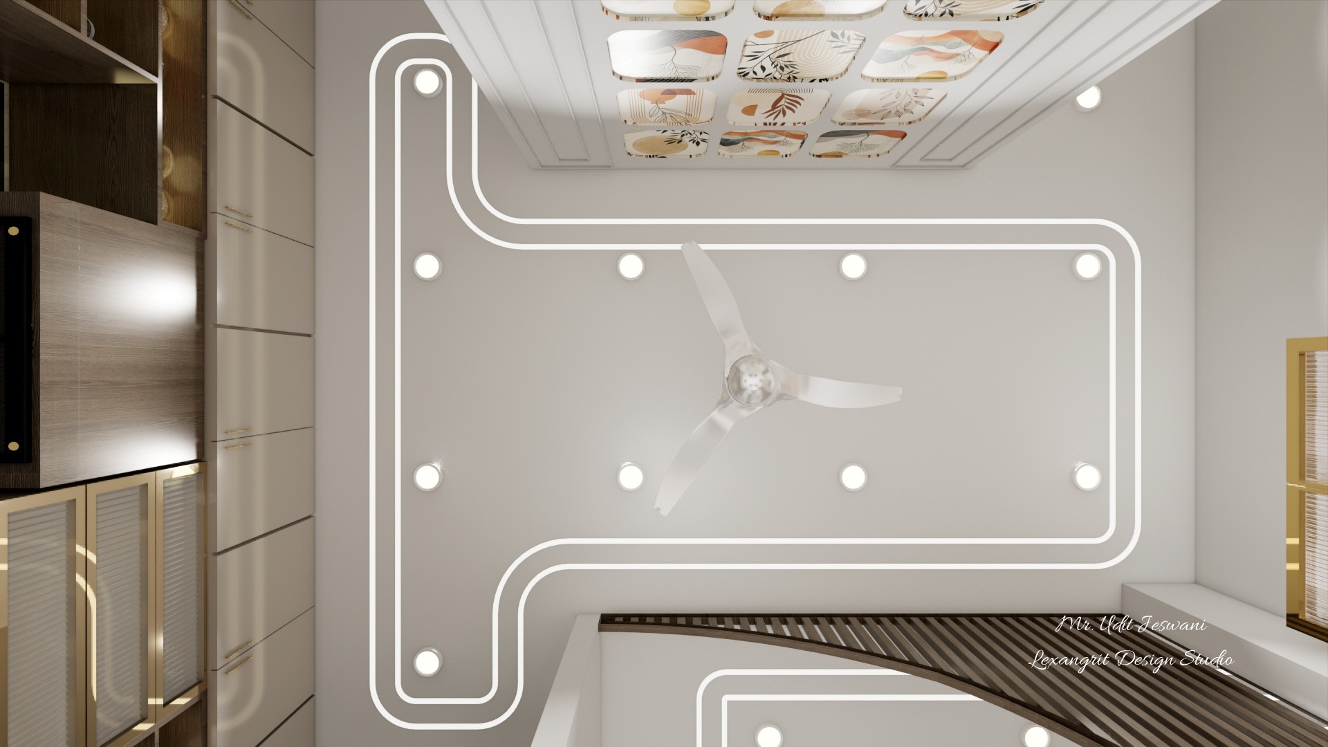 We are interior designers in Vadodara | Mr. Udit Jeswani's Villa interior design project by Lexangrit Design Studio