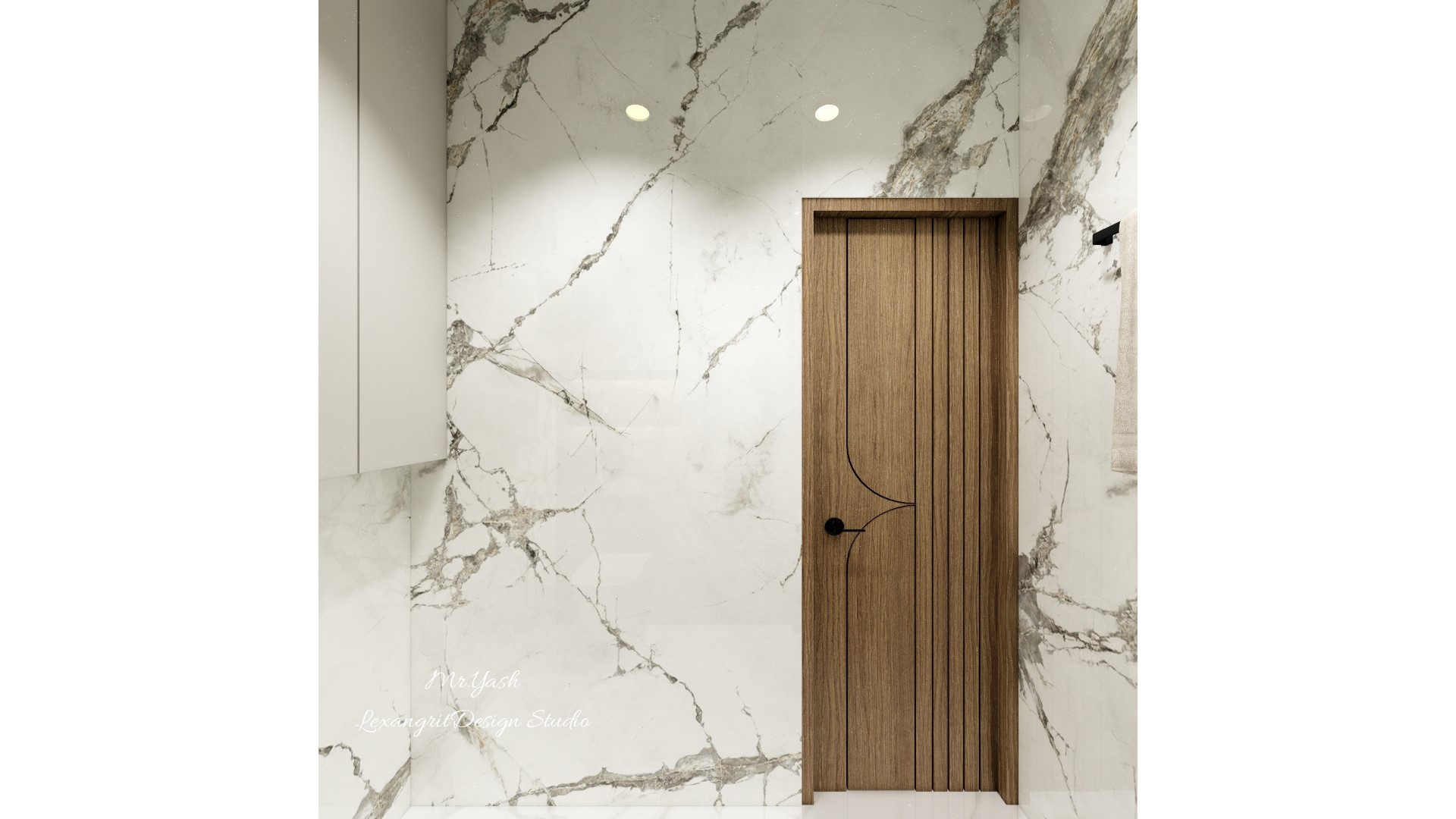 Toilet tiles design