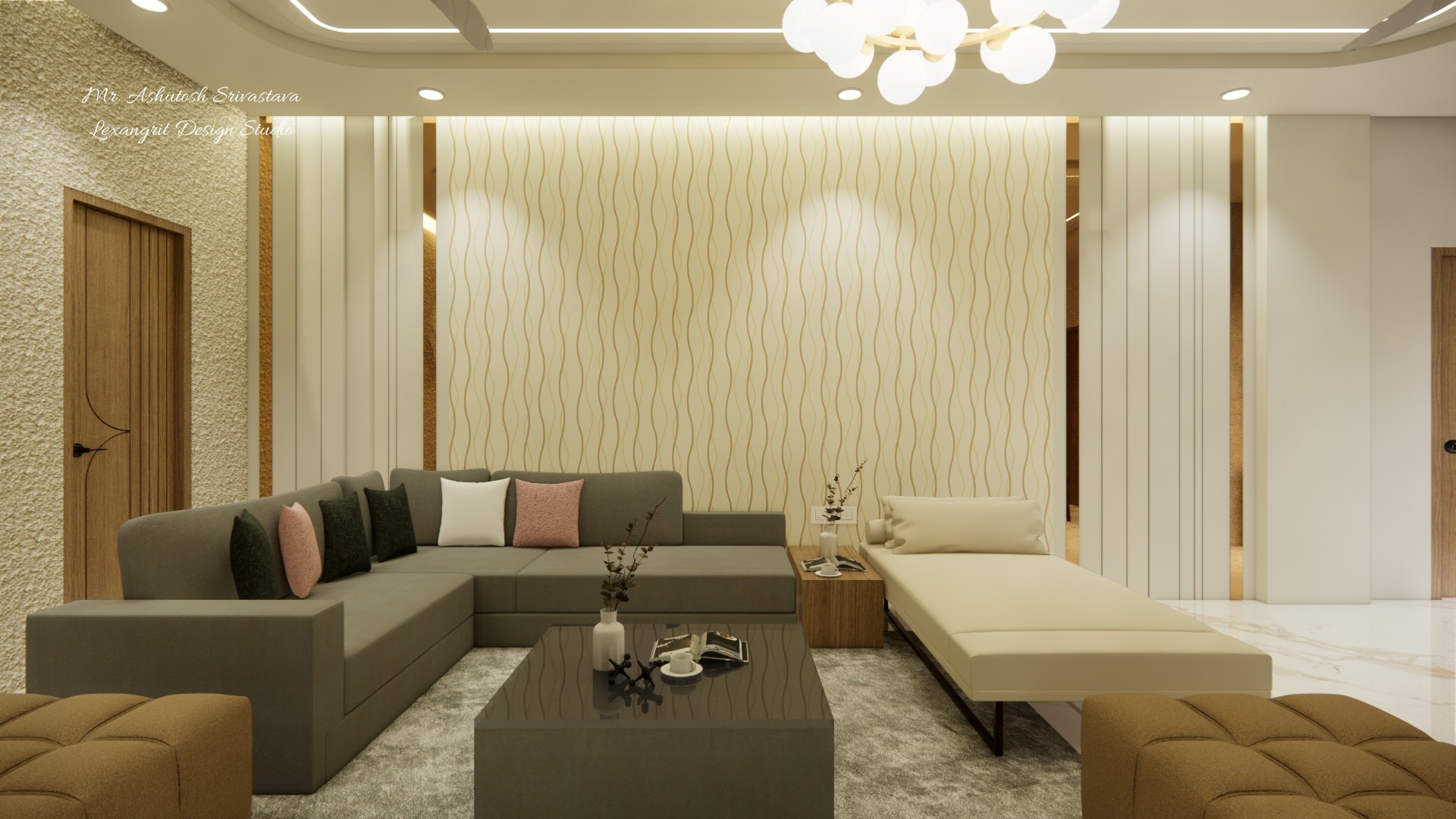 2BHK Residential Interior Design in Bikaner, Rajasthan Mr. Ashutosh Chouhan | Lexangrit