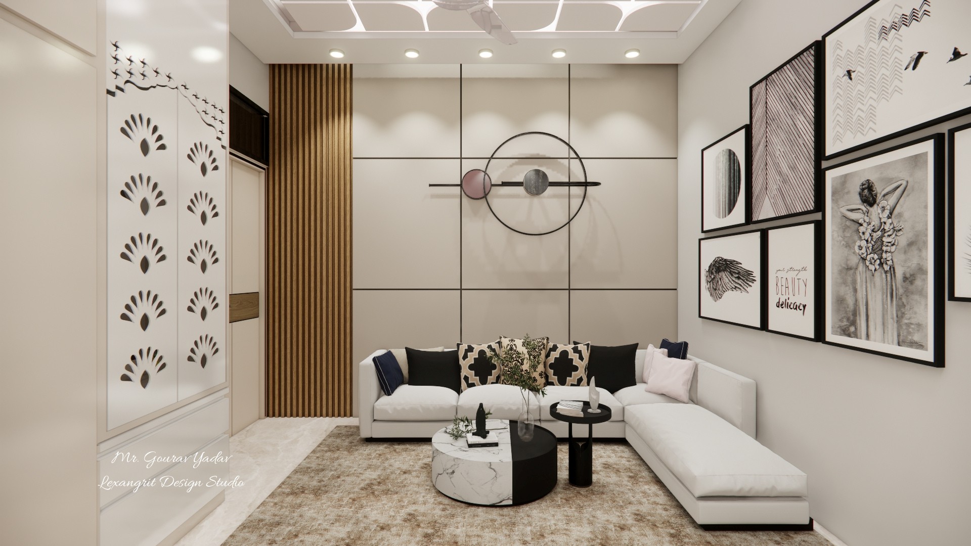 5BHK Residential Interior Design in Kishangarh, Rajasthan – Mr. Gourav Yadav | Lexangrit