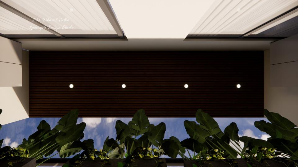 Balcony PVC false ceiling
