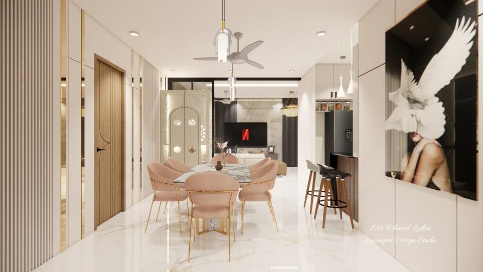 Dining area to Pooja unit view