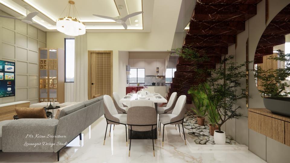 Dining to kitchen area view