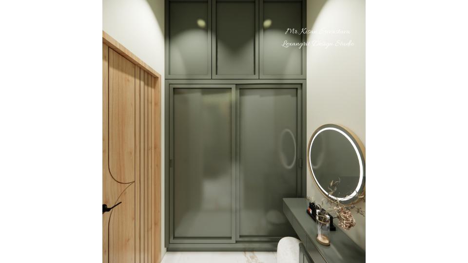 Dressing unit and small sliding wardrobe