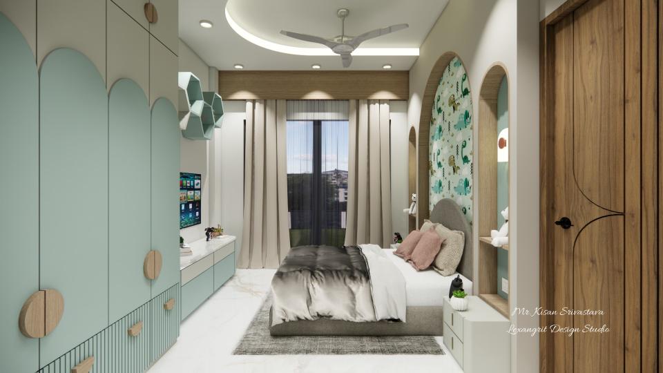 Entrance door to balcony view