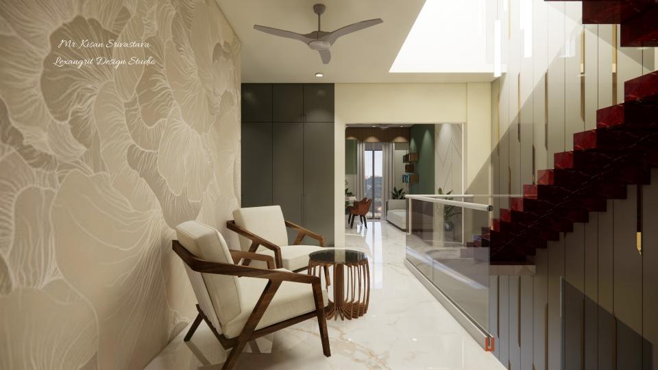 Seating area to dinning area view