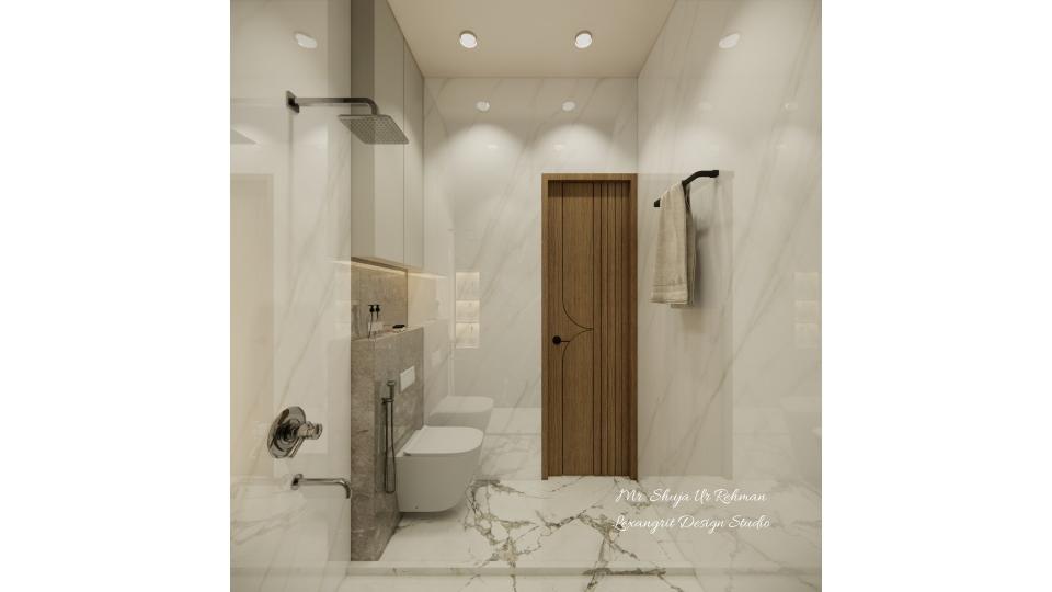 Bathroom entrance view