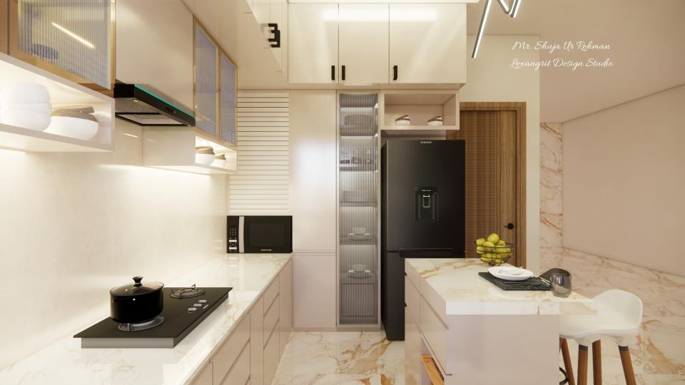 Kitchen hob unit, crocary Unit