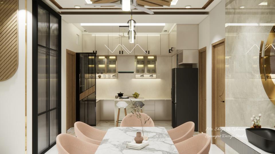 Living  Room to kitchen area view