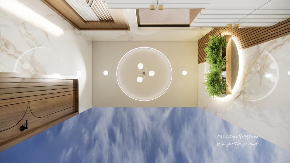 Passage ceiling view