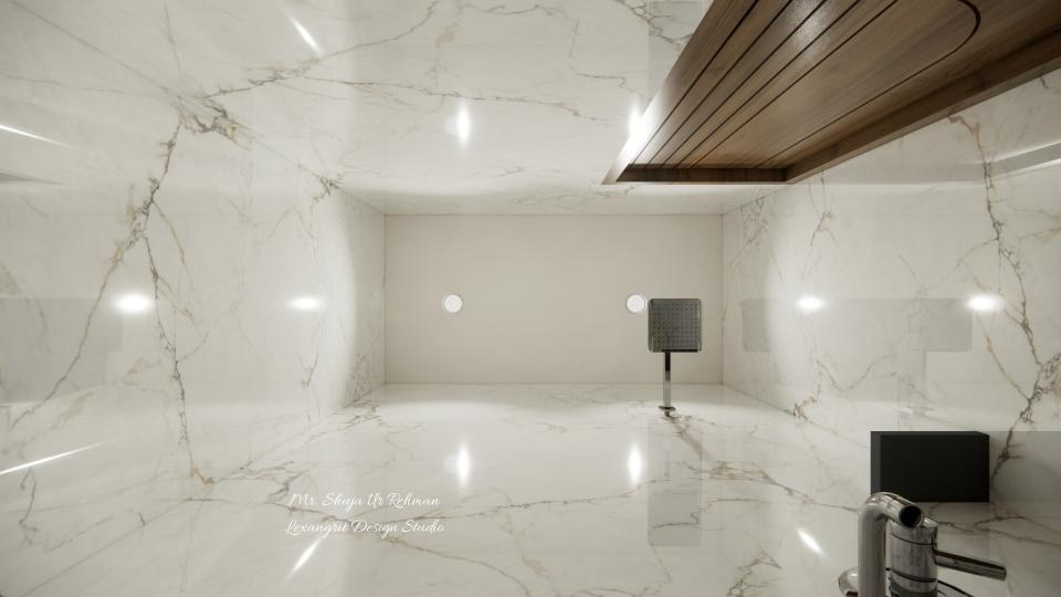 Toilet false ceiling view