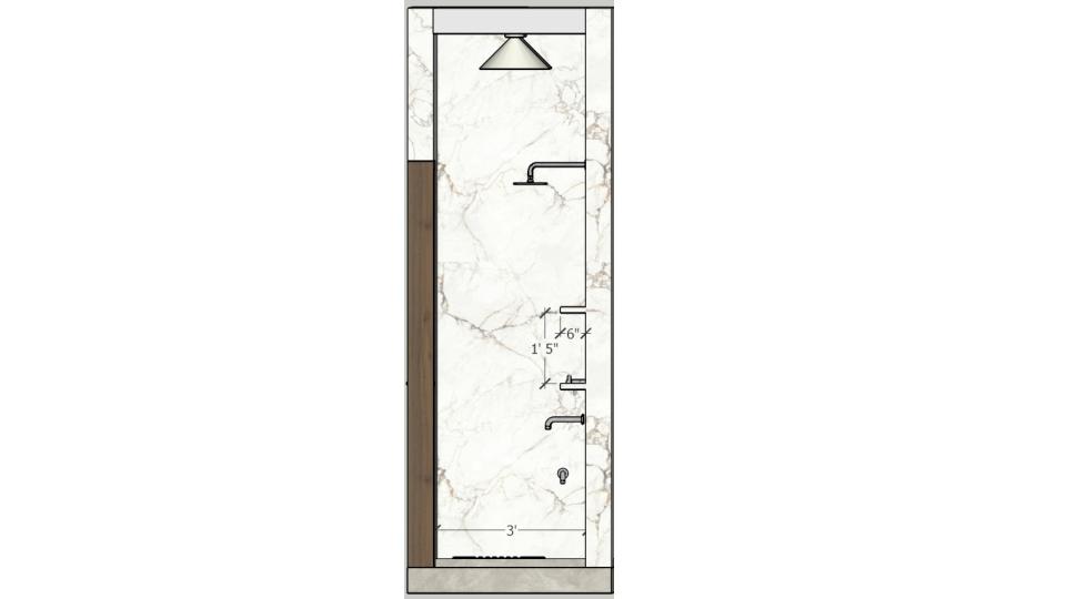 Toilet plumbing 2d dimensions