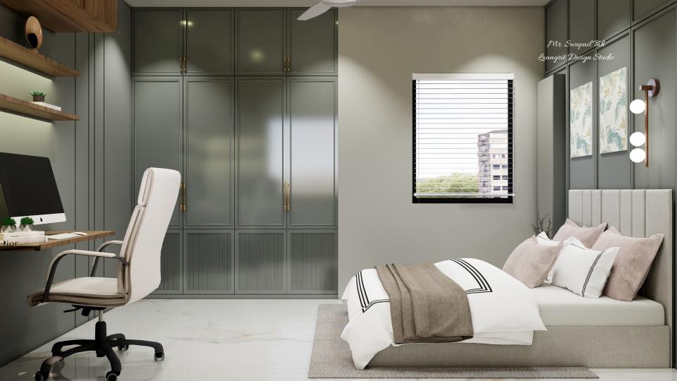 Bedroom 3 showing luxury bed & wardrobe