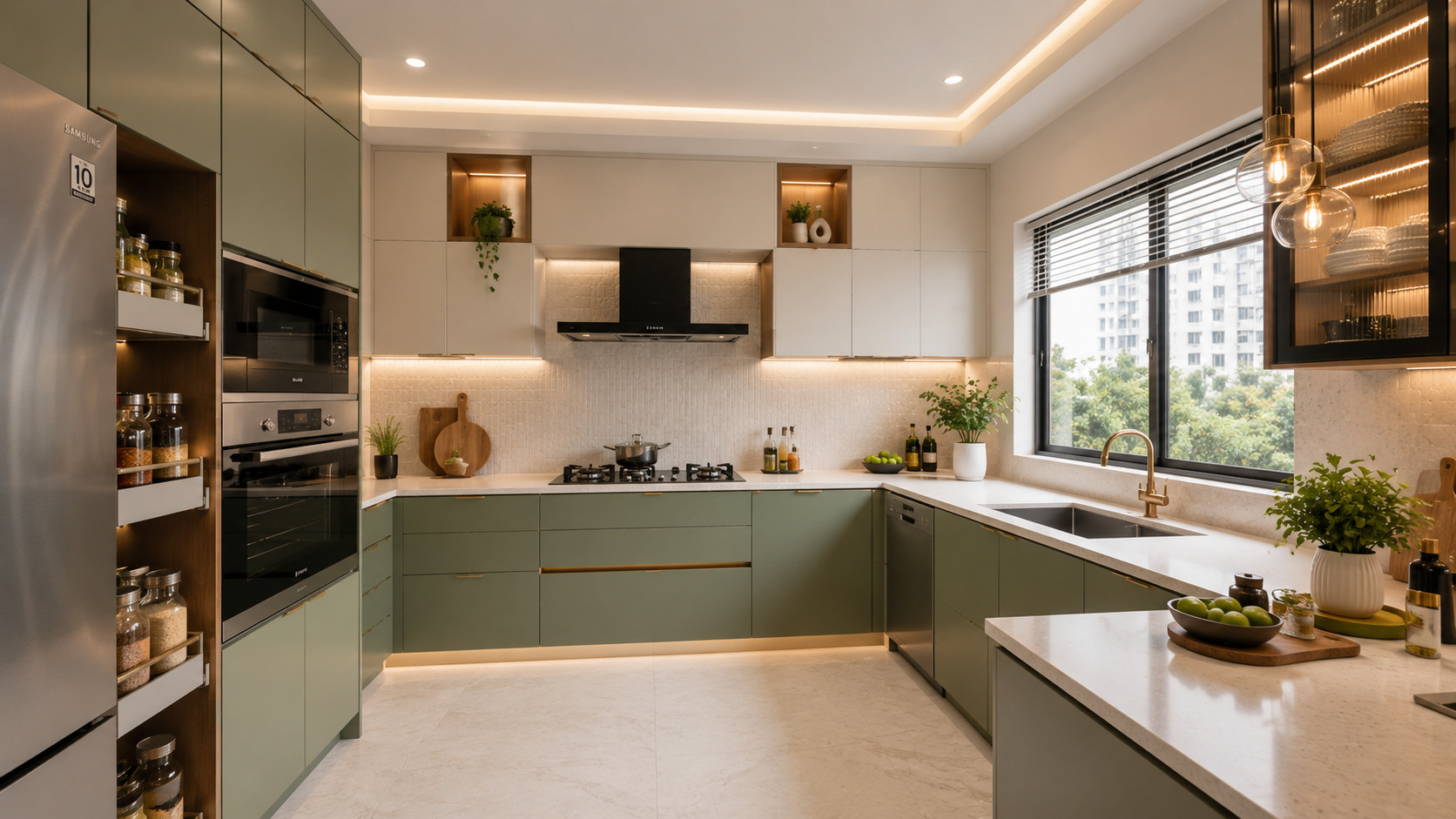 Featured image for the blog "Modular Kitchen Cost in India (2026): Budget, Mid-Range & Luxury Price Guide.
