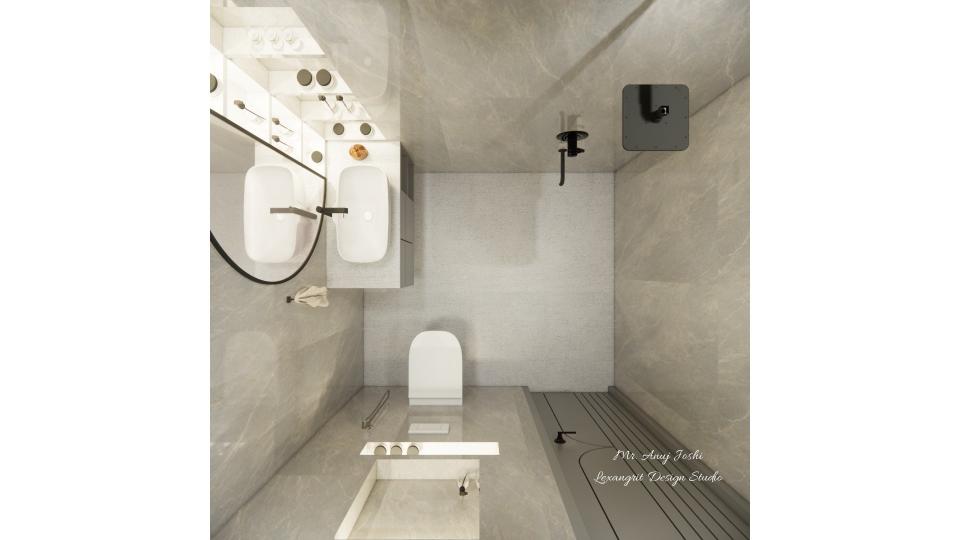 Bedroom Toilet top view