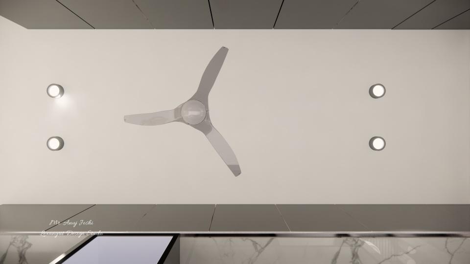 Modular Kitchen false ceiling view