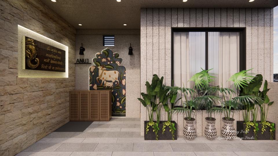 Individual House Ground Floor Interior Design (Extension of an Old Construction)