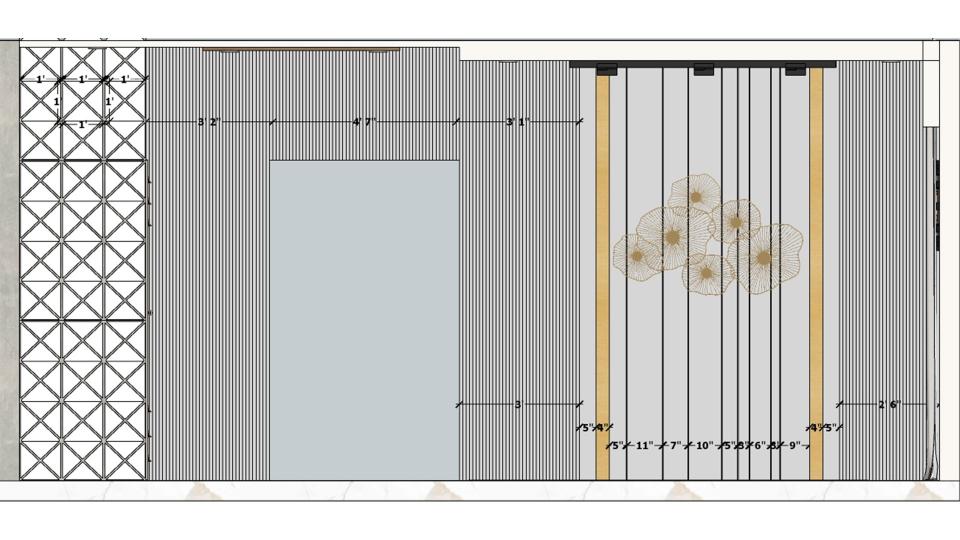 Living room comfortable seating area front of center table  2d