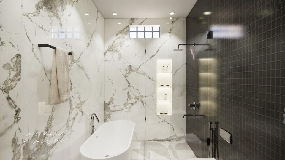 Master Bathroom shower area