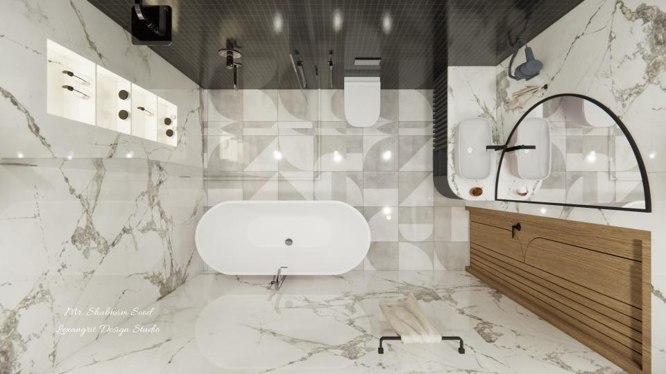 Master Bathroom top view