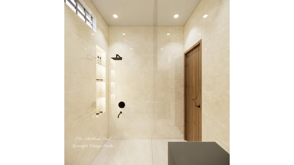 Powder Bathroom entrance area