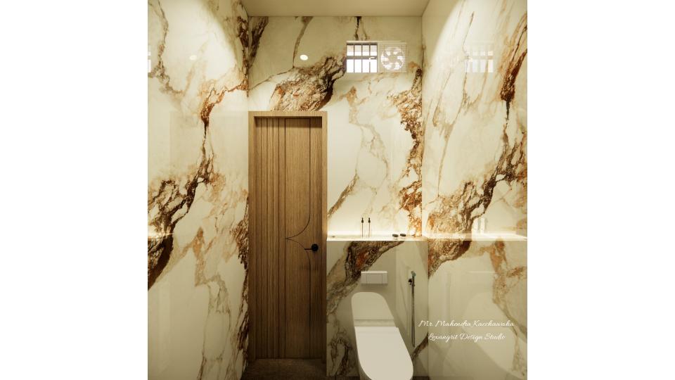 Common toilet with wc