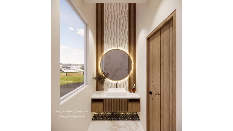 Ots mirror and vanity design