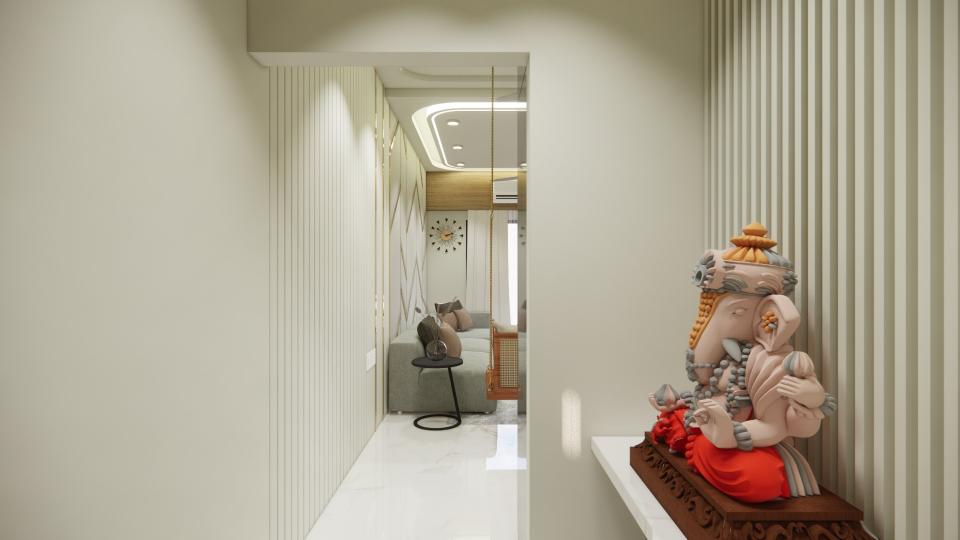 Foyer area to living room entrance