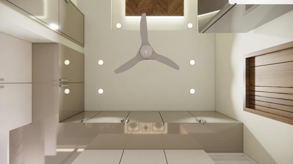 Kitchen fasle ceiling view
