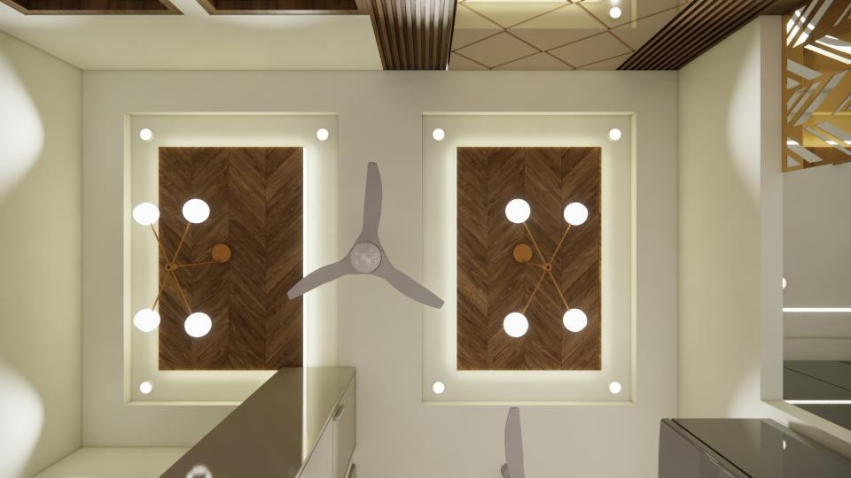 Living room false ceiling view
