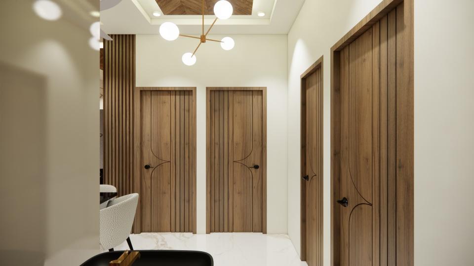 Wash area  passage view